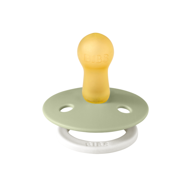 Bibs - suzeta fosforescenta colour glow latex, tetina rotunda, 6 luni +-sage bbb200270c