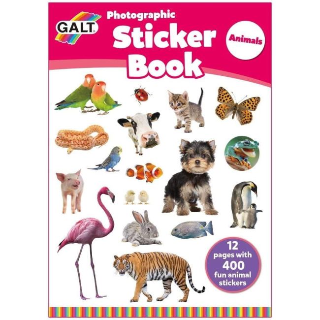 Carte cu abtibilduri - animalute