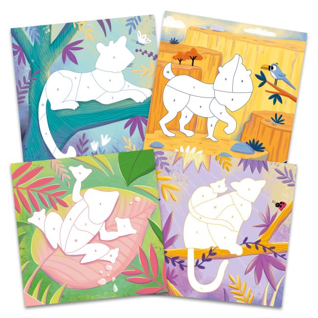 Cartea mea cu stickere - animalute salbatice