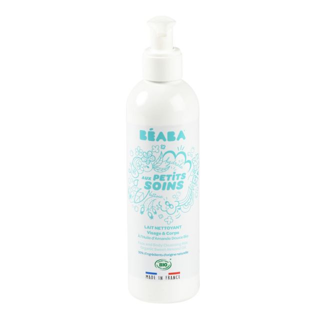 Lapte de curatare fata si corp pentru bebelusi Beaba 250 ml, Certificat Organic ERFB909000