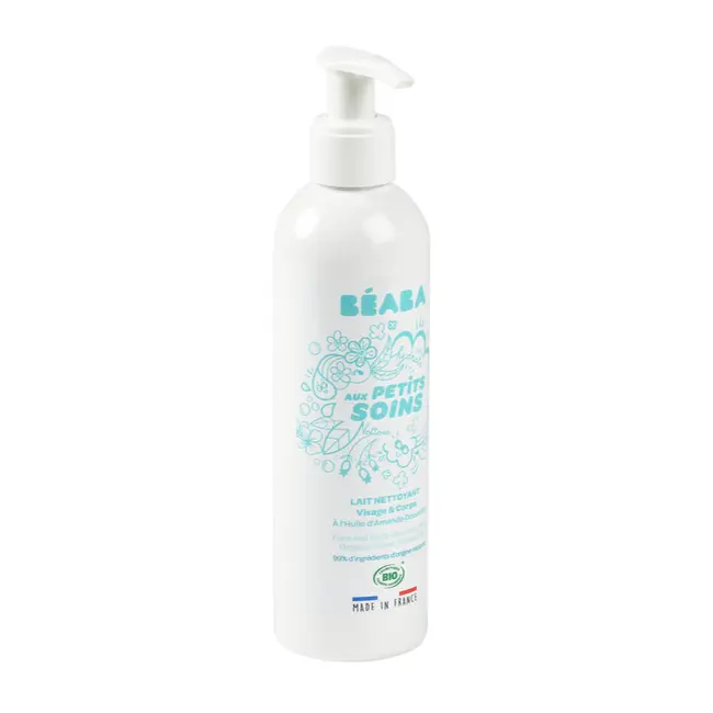 Lapte de curatare fata si corp pentru bebelusi Beaba 250 ml, Certificat Organic ERFB909000
