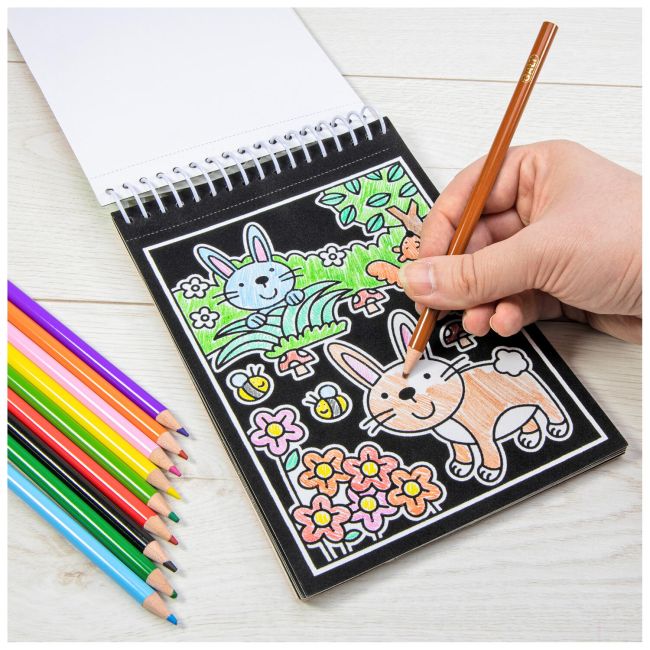 Planse din catifea pentru colorat - animalute