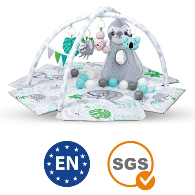 Salteluta de joaca interactiva kidwell yoga - gray edeedimaedyog01a0