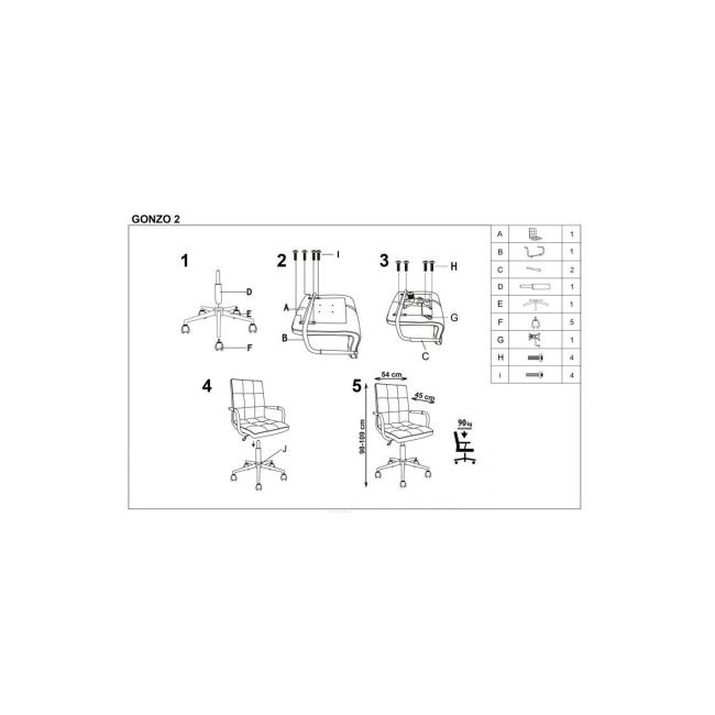 Scaun birou ergonomic, hm gonzo 2, cadru cromat, tapiterie piele ecologica, mecanism de balans, roti pivotante, 90 kg, mov drm4756