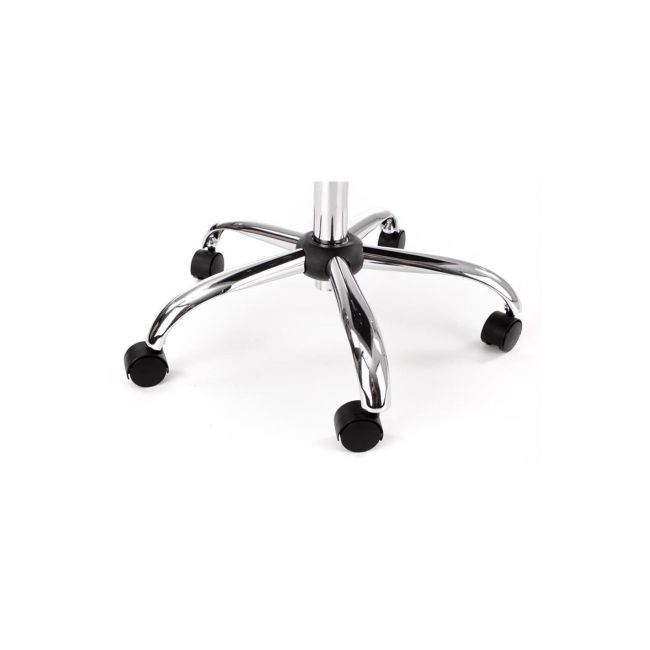 Scaun birou copii hm rico, ergonomic, stofa tip catifea, cadru polipropilena, 100 kg, gri drm9681