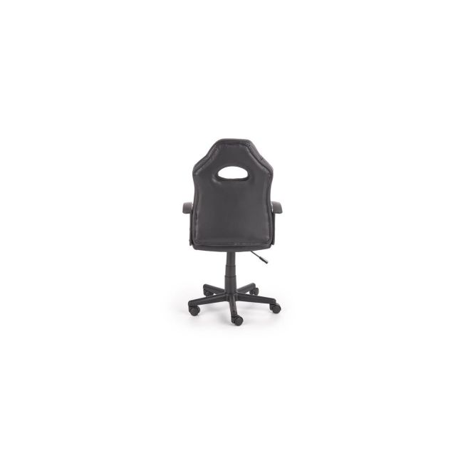 Scaun birou copii hm storm, piele ecologica, inaltime ajustabila, rotire 360 ˚, 100 kg, negru/rosu drm8866