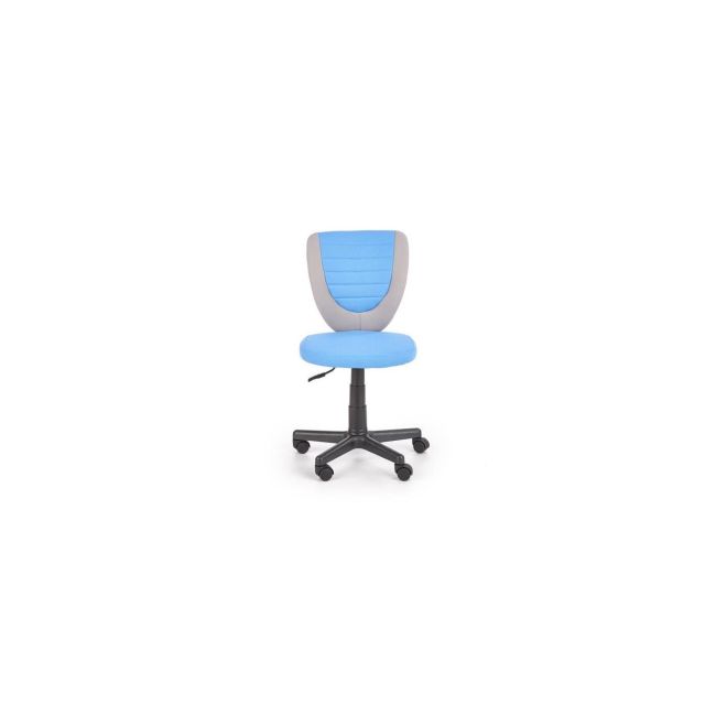 Scaun birou copii hm toby, ergonomic, cadru polipropilena, rotativ, inaltime reglabila, 80 kg, gri/albastru drm8854