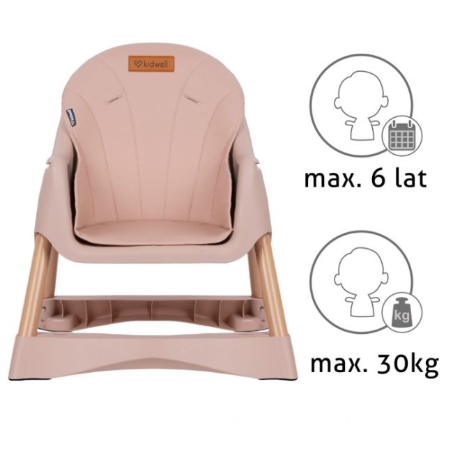 Scaun de masa 2 in 1 kidwell karimi - roz edeedikrwykar01a0