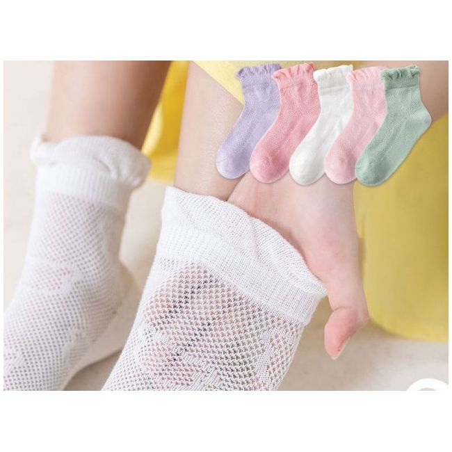 Set 5 perechi de sosetele pentru fetite - Teddy AMSKK2022-138-C24