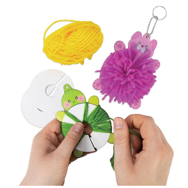 Set creativ - brelocuri pufoase