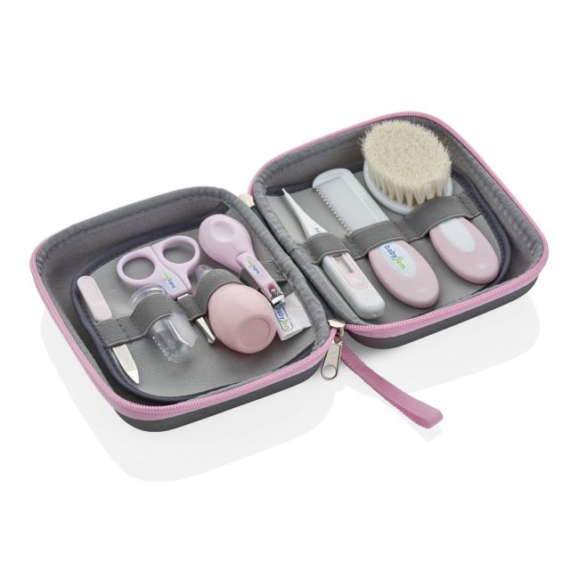 Set ingrijire bebelusi cu 9 piese BabyJem Grooming Set (Culoare: Gri) JEMbj_3633