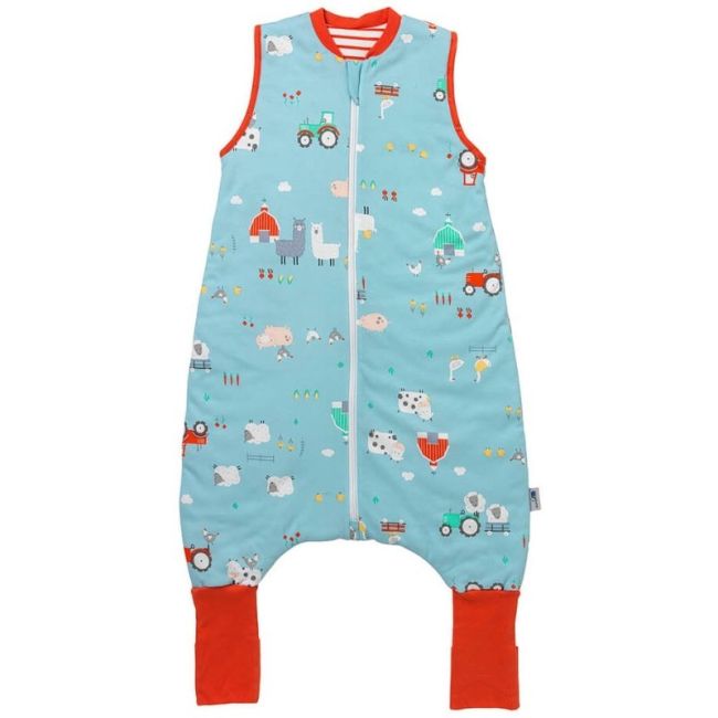 Sac de dormit cu picioruse si talpa antiderapanta Farmyard 130 cm 1.0 Tog BBXCJ976-10FN