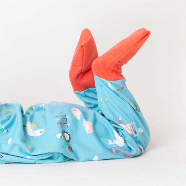 Sac de dormit cu picioruse si talpa antiderapanta Farmyard 130 cm 1.0 Tog BBXCJ976-10FN