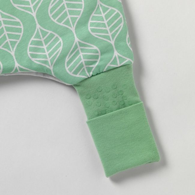 Sac de dormit cu picioruse si talpa antiderapanta Leaves 110 cm + manseta 1.0 Tog BBXCJ564-10FN