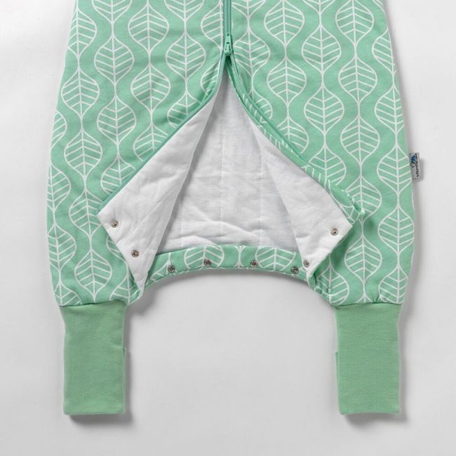 Sac de dormit cu picioruse si talpa antiderapanta Leaves 80 cm + manseta 1.0 Tog BBXCJ561-10FN