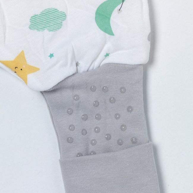 Sac de dormit cu picioruse si talpa antiderapanta Moon & Stars 90 cm + manseta 1.0 Tog BBXCJ912-10FN