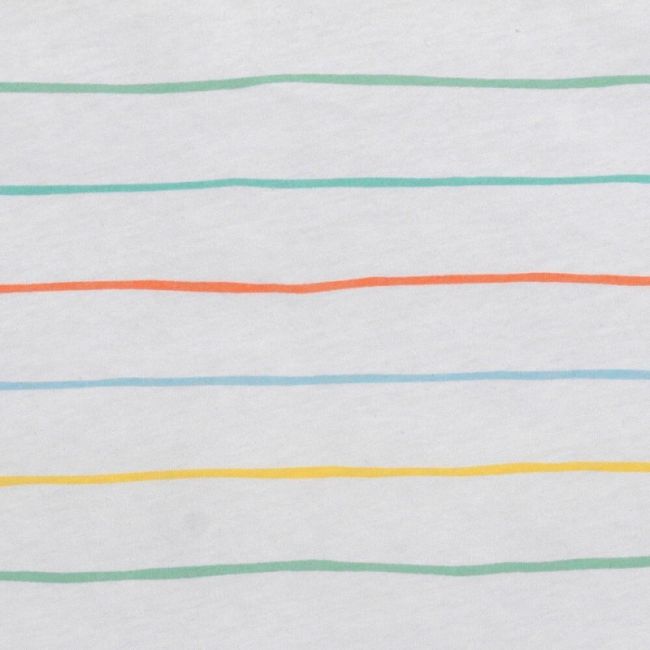 Sac de dormit cu picioruse si talpa antiderapanta Rainbow Stripes 100 cm + manseta 1.0 Tog BBXCJ583-10FN