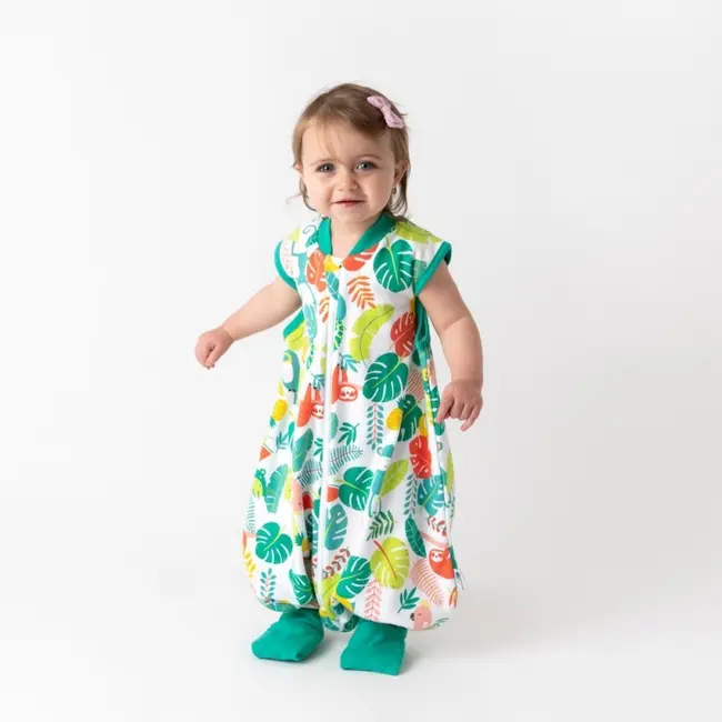 Sac de dormit cu picioruse si talpa antiderapanta Tropical 110 cm + manseta 1.0 Tog BBXCJ984-10FN