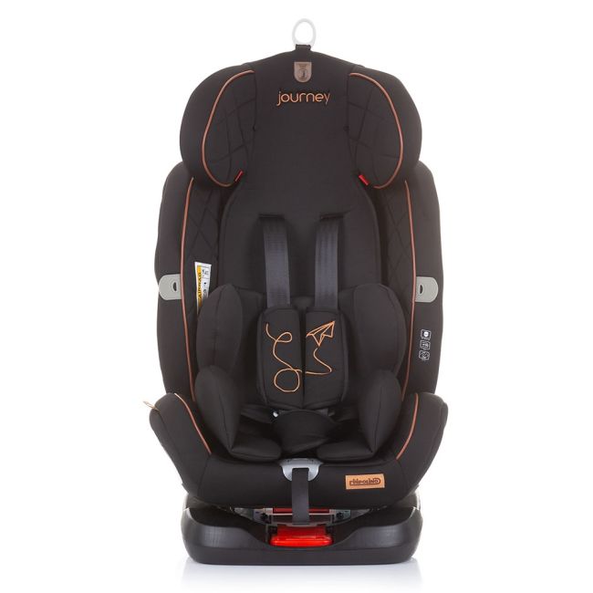 Scaun auto chipolino journey 0-36 kg ebony cu sistem isofix si sezut rotativ hubstkjr02301eb