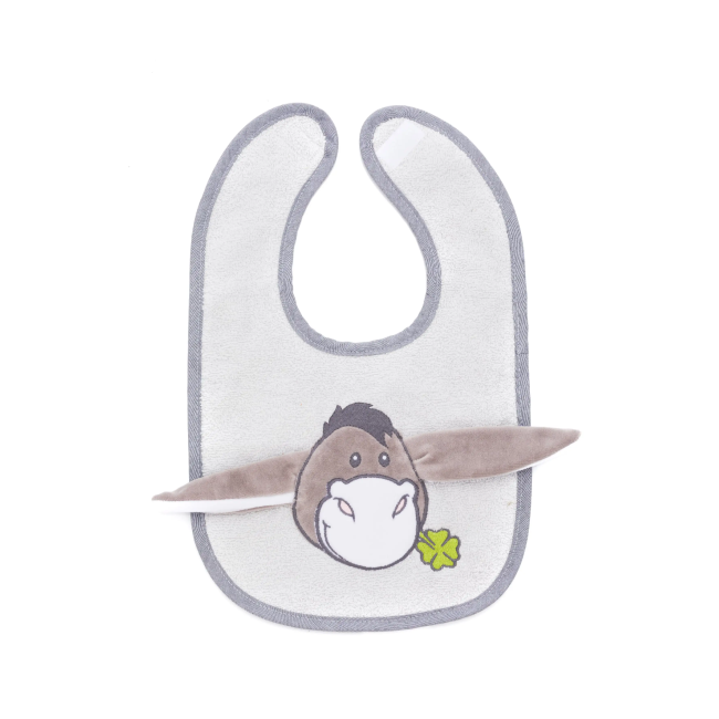 Baveta din bumbac organic Magarus grey Fillikid