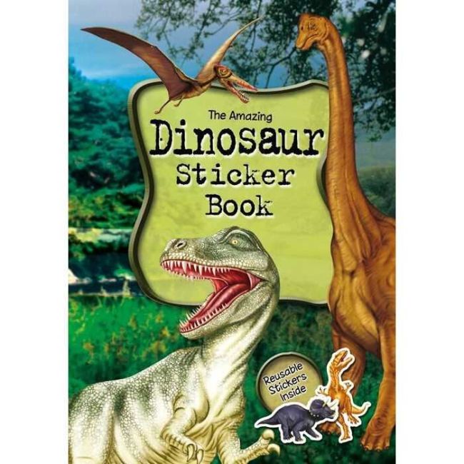 Carte de activitati cu stickere Dinozauri Alligator AB640DISB BBJAB640DISB_Initiala