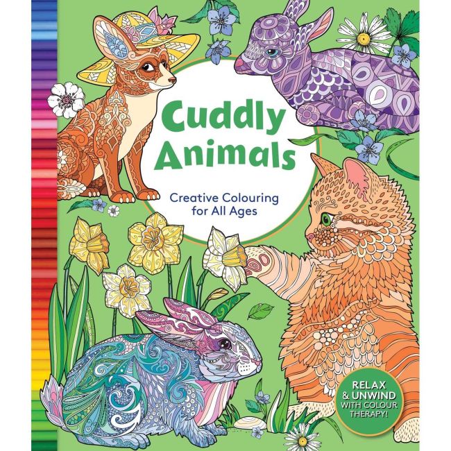 Carte de colorat Deluxe Creative Cuddly Animals Alligator AB3419DCCCB BBJAB3419DCCCB_Initiala