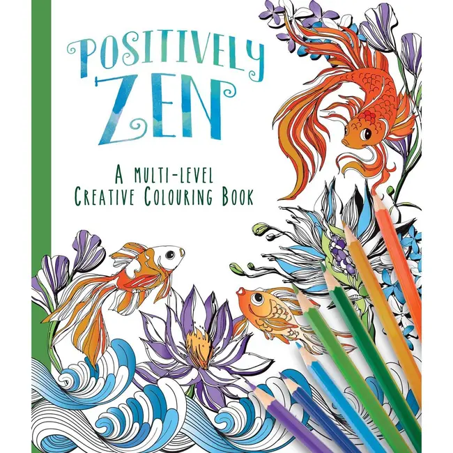 Carte de colorat Multi Level Positively Zen Alligator AB3413MLZCB BBJAB3413MLZCB_Initiala