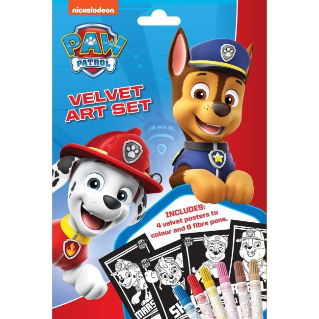 Fise Velvet Art Paw Patrol cu 6 carioci incluse Alligator AB3361PWVA BBJAB3361PWVA_Initiala