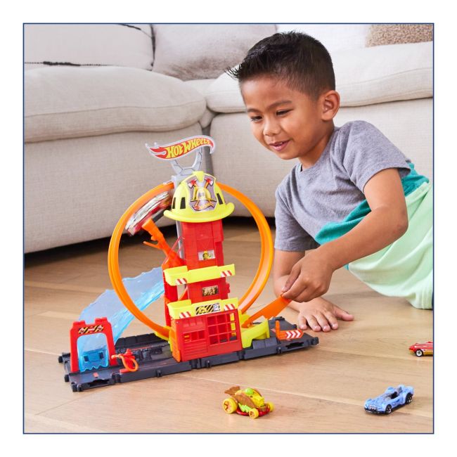 HOT WHEELS STATIA DE POMPIERI SUPER LOOP VIVMTHKX41
