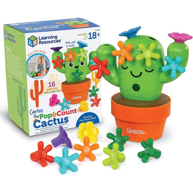 Joc de potrivire cu numere - cactusul carlos