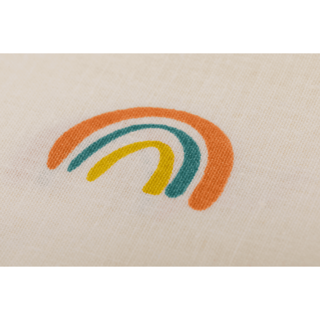 Lenjerie de pat  2 piese Rainbow bej Fillikid