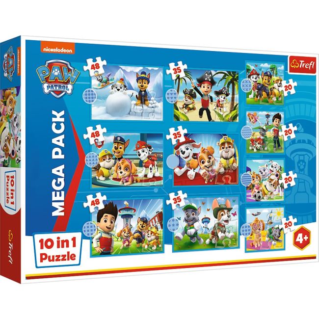 PUZZLE TREFL 10IN1 PATRULA CATELUSILOR ECHIPA CATELUSILOR VIV96001