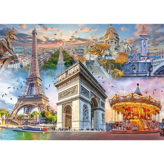 PUZZLE TREFL 2000 WEEKEND IN PARIS VIV27125