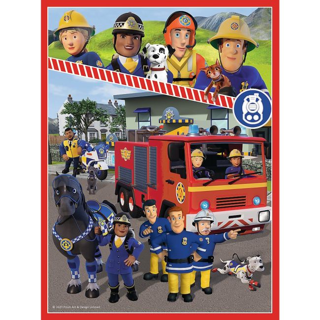 PUZZLE TREFL 2IN1 MEMO POMPIERUL SAM ECHIPA POMPIERILOR VIV93334
