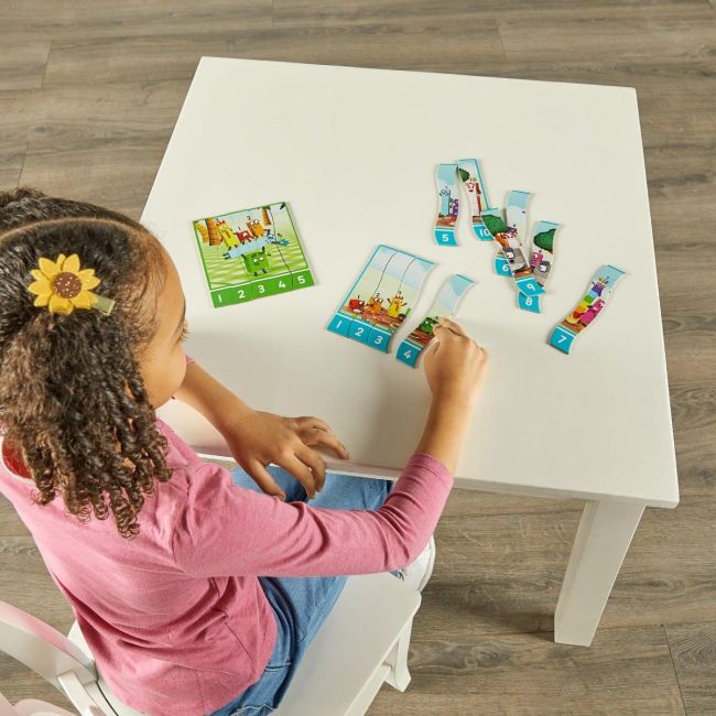 Puzzle - exersam numaratul de la 1 -20 - numberblocks