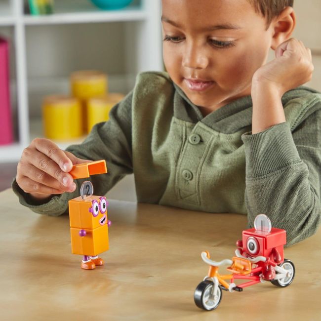 Set figurine numberblocks - aventuri pe bicicleta cu unu & doi
