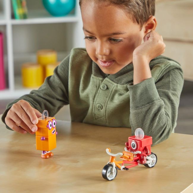 Set figurine numberblocks - aventuri pe bicicleta cu unu & doi