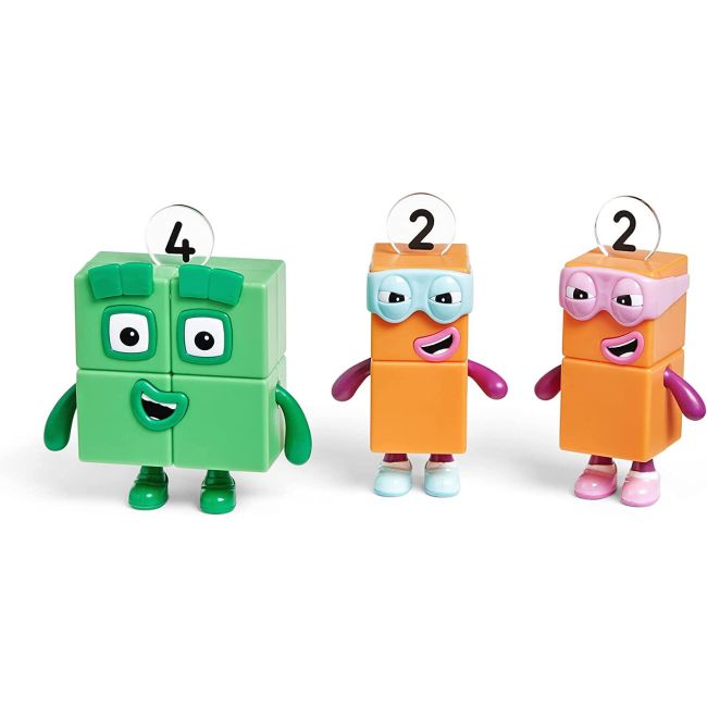 Set figurine numberblocks - patru & teribilii doi