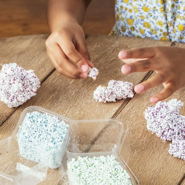 Spuma de modelat cu sclipici playfoam™ - steluta