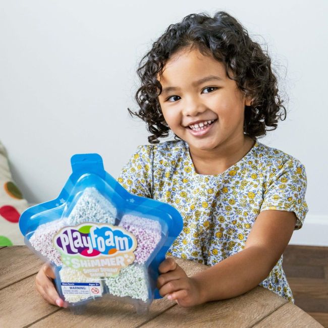 Spuma de modelat cu sclipici playfoam™ - steluta