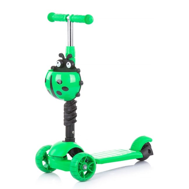 Trotineta chipolino kiddy evo 3 in 1 cu maner lime hubdskieh023li