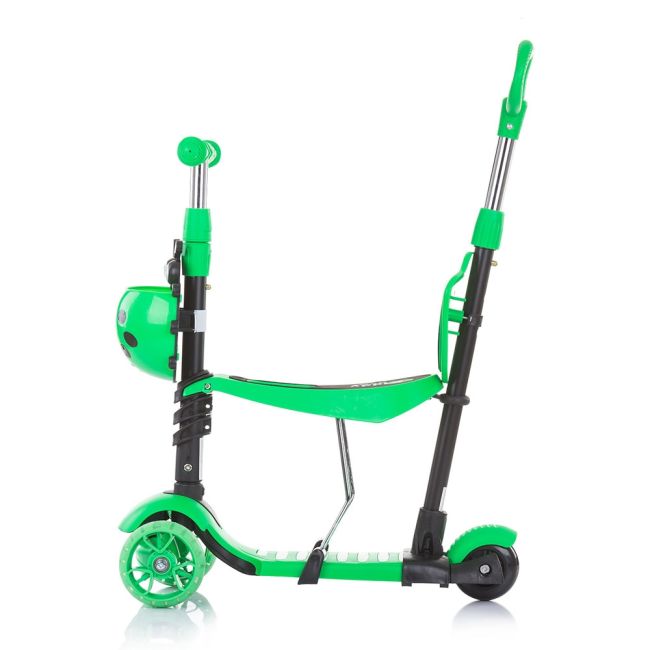 Trotineta chipolino kiddy evo 3 in 1 cu maner lime hubdskieh023li