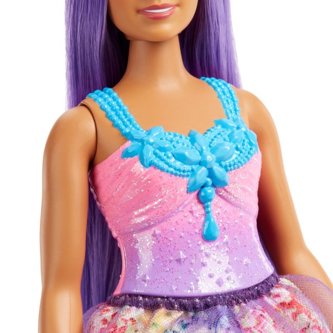 BARBIE DREAMTOPIA PAPUSA PRINTESA CU PAR MOV VIVMTHGR13_HGR17