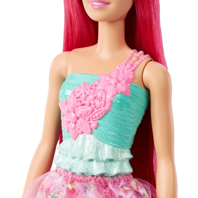 BARBIE DREAMTOPIA PAPUSA PRINTESA CU PAR ROZ VIVMTHGR13_HGR15