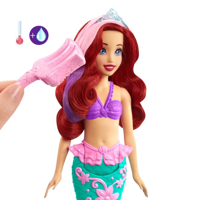 DISNEY PRINCESS PAPUSA ARIEL CU CULORI SCHIMBATOARE VIVMTHLW00