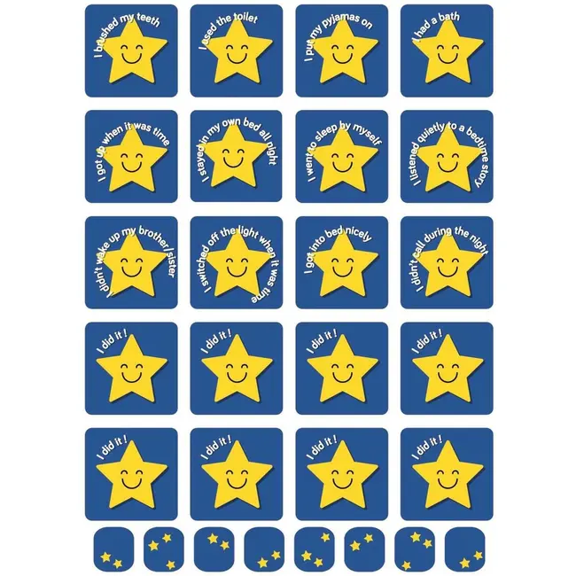 Grafic magnetic de recompense cu stelute Rutina de seara Fiesta Crafts FCT-2915 BBJFCT-2915_Initiala