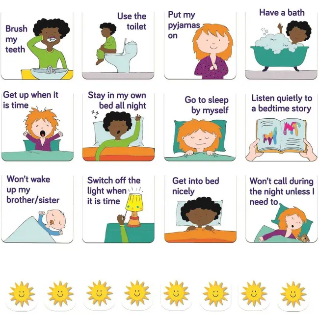 Grafic magnetic de recompense cu stelute Rutina de seara Fiesta Crafts FCT-2915 BBJFCT-2915_Initiala