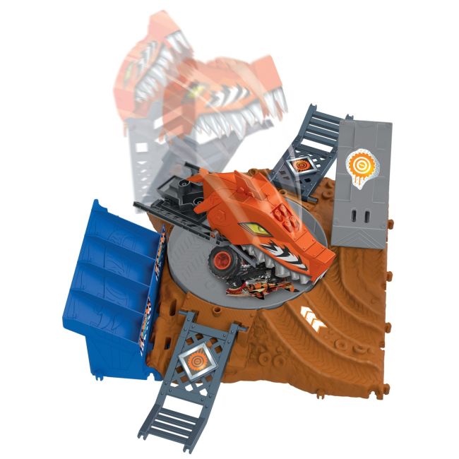 HOT WHEELS MONSTER TRUCK ARENA SMASHERS PROVOCAREA SPIN-OUT VIVMTHNB92_HNB93