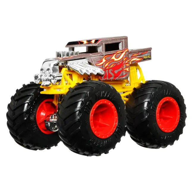 HOT WHEELS MONSTER TRUCK CAMION BONE SHAKER CU CULORI SCHIMBATOARE SCARA 1:64 VIVMTHGX06_HGX07