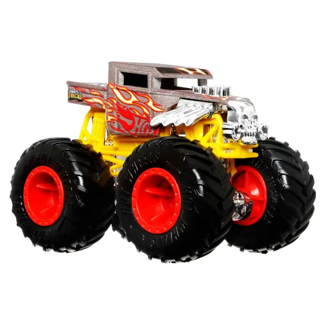 HOT WHEELS MONSTER TRUCK CAMION BONE SHAKER CU CULORI SCHIMBATOARE SCARA 1:64 VIVMTHGX06_HGX07